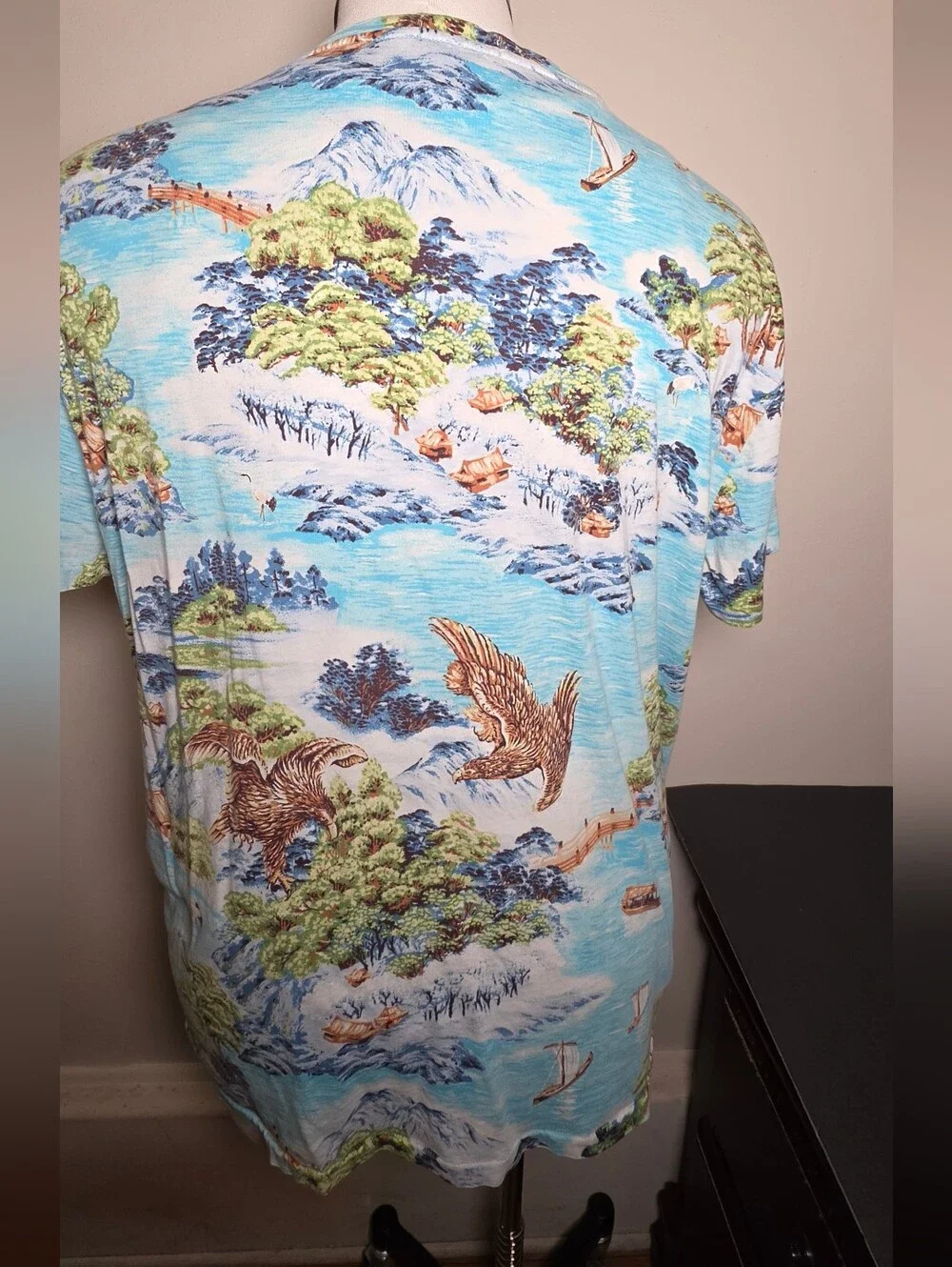 Polo by Ralph Lauren Sky Blue Scenic Pocket Tee
